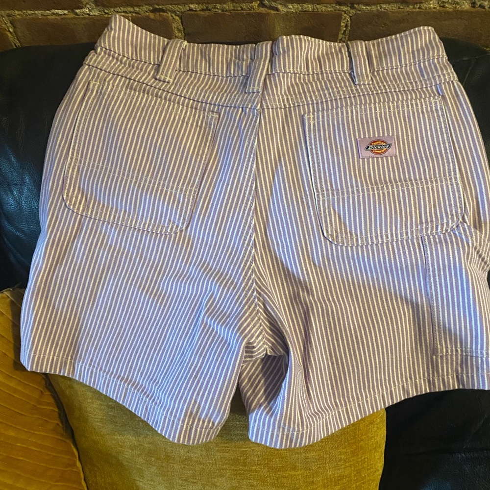 NWT * Dickies Lavender pinstripe Shorts - Picture 4 of 6